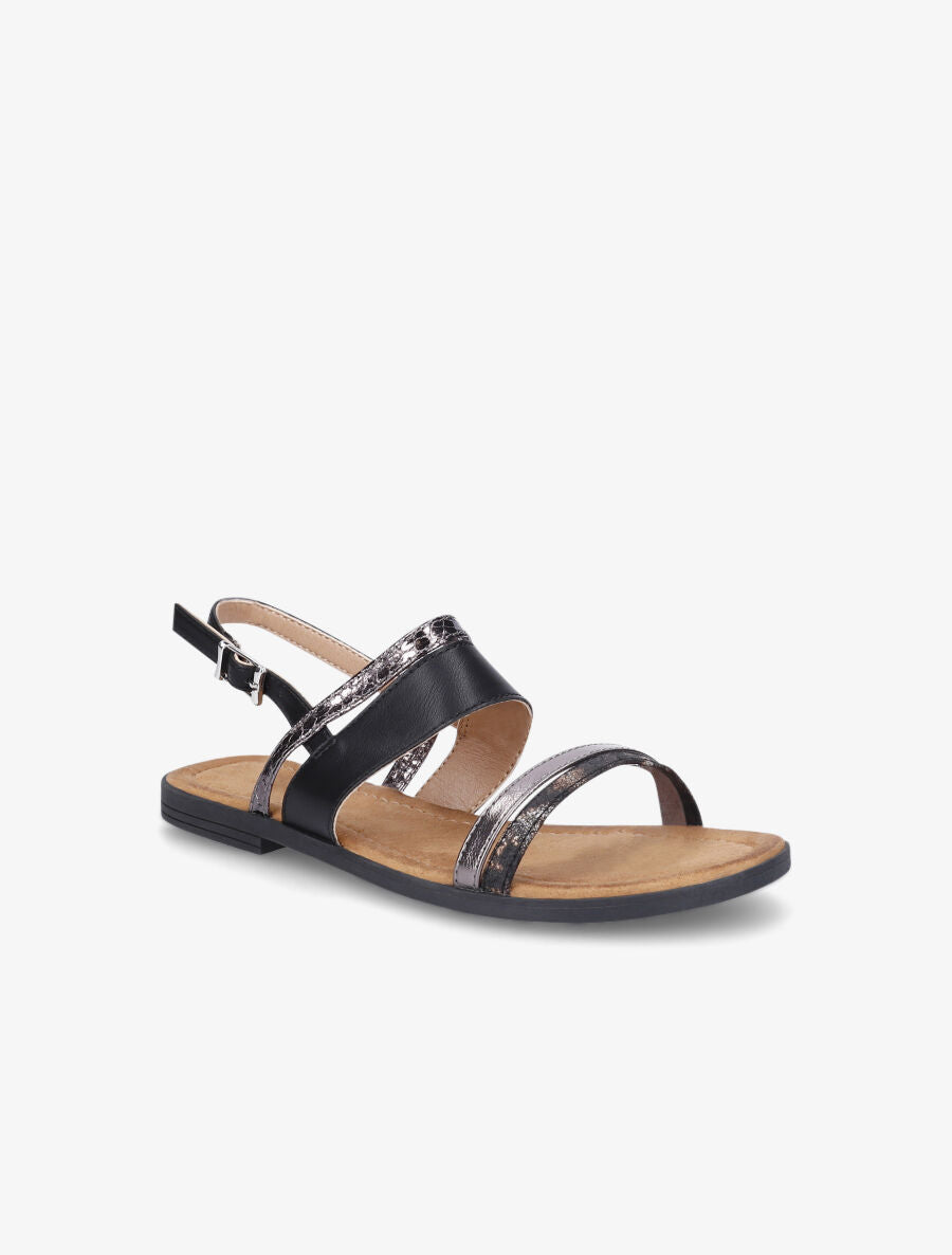 Nu-pieds irisés - Noir - 3