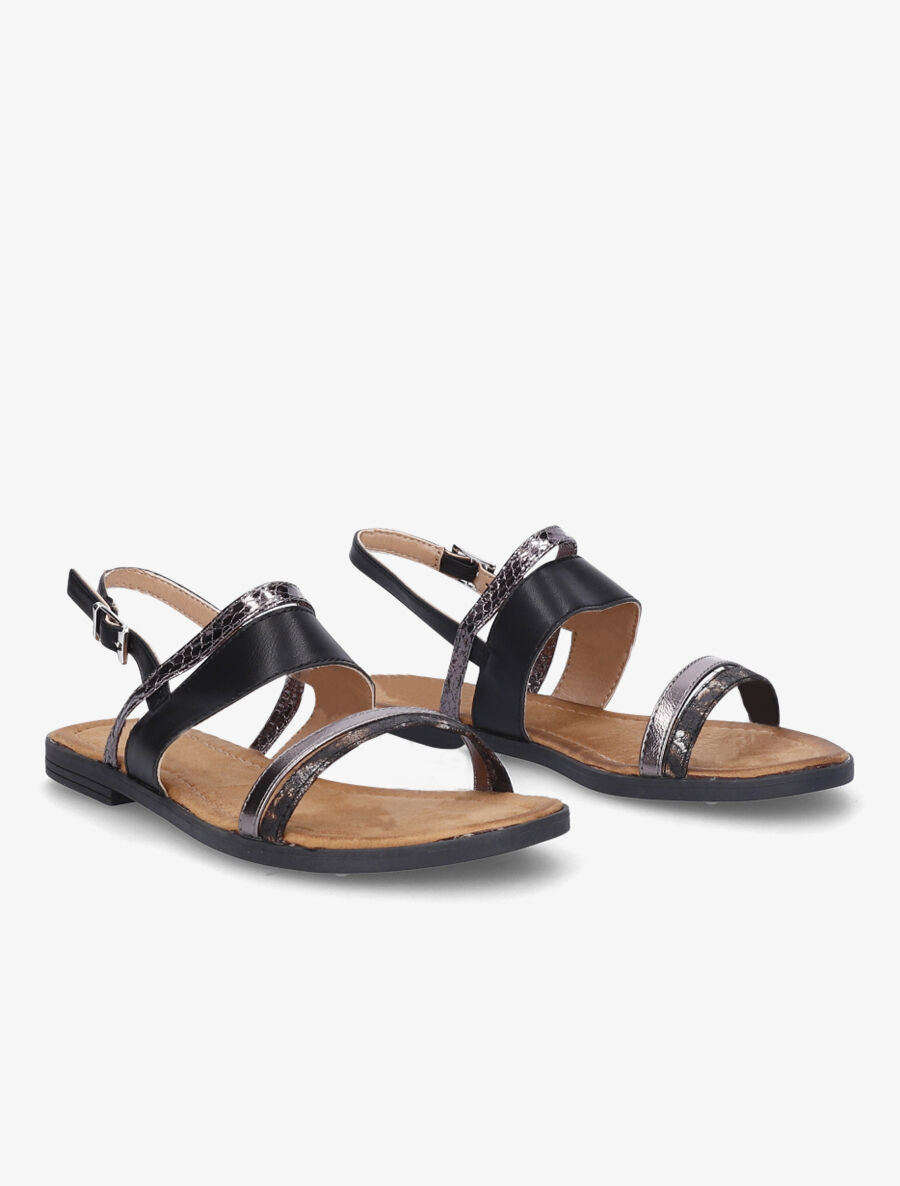 Nu-pieds irisés - Noir - 5