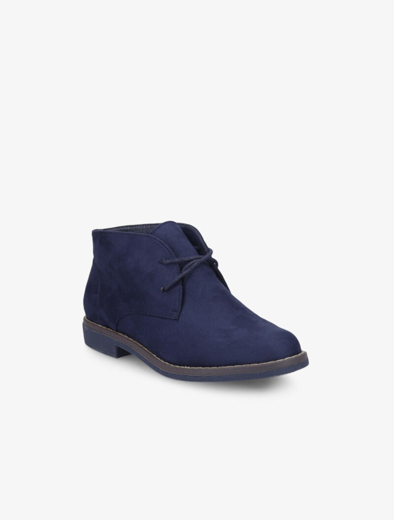 Derbies montantes suédées - Bleu marine - 3
