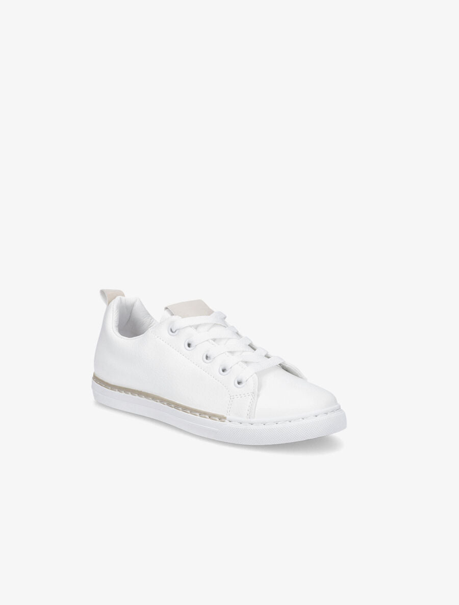 Tennis en simili à boucle arrière - Beige - 2