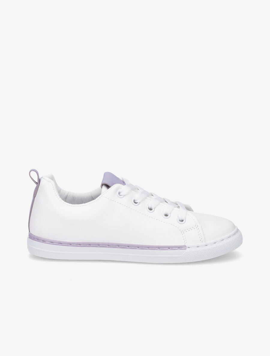 Tennis en simili à boucle arrière - Lilas - 1