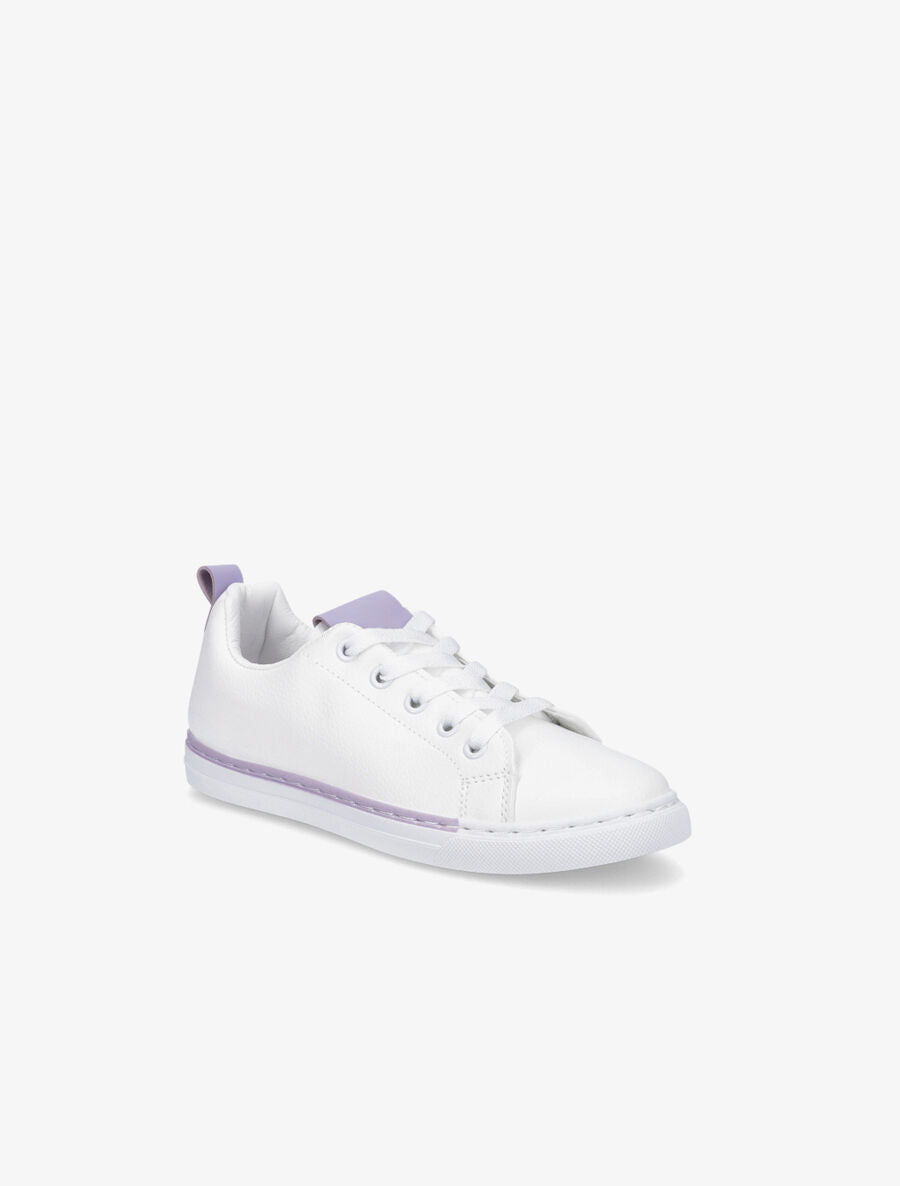 Tennis en simili à boucle arrière - Lilas - 2