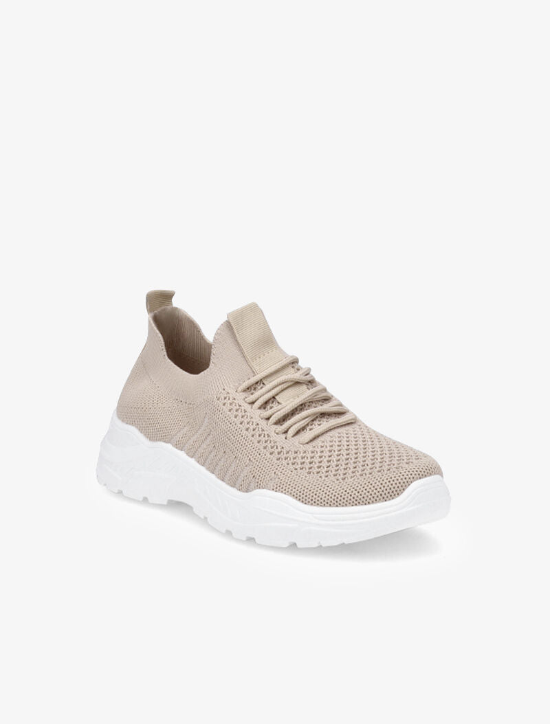 Sneakers en mesh - Taupe - 3