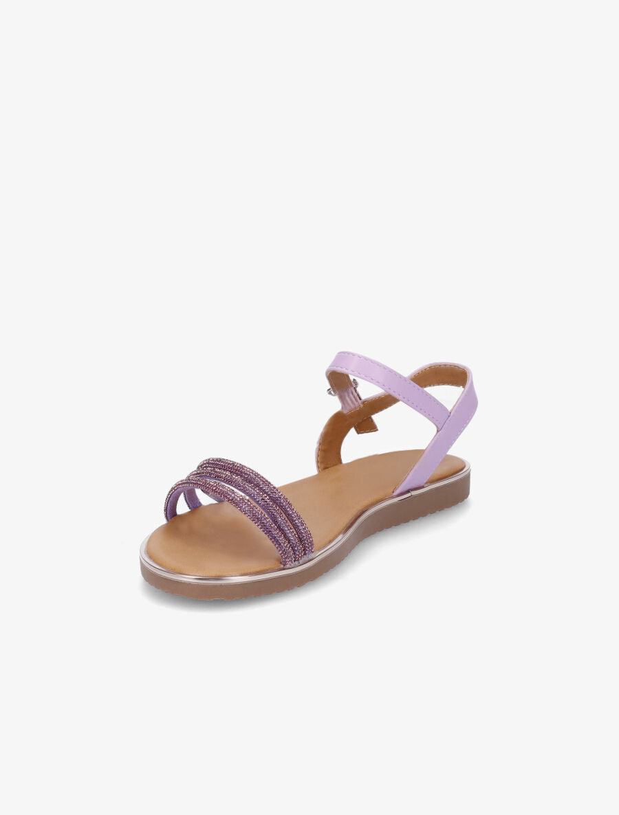 Nu-pieds à strass - Lilas - 3