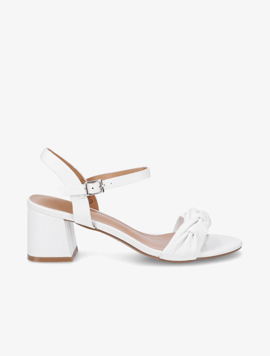 Sandales mi-hautes à bride fantaisie - Blanc - 1
