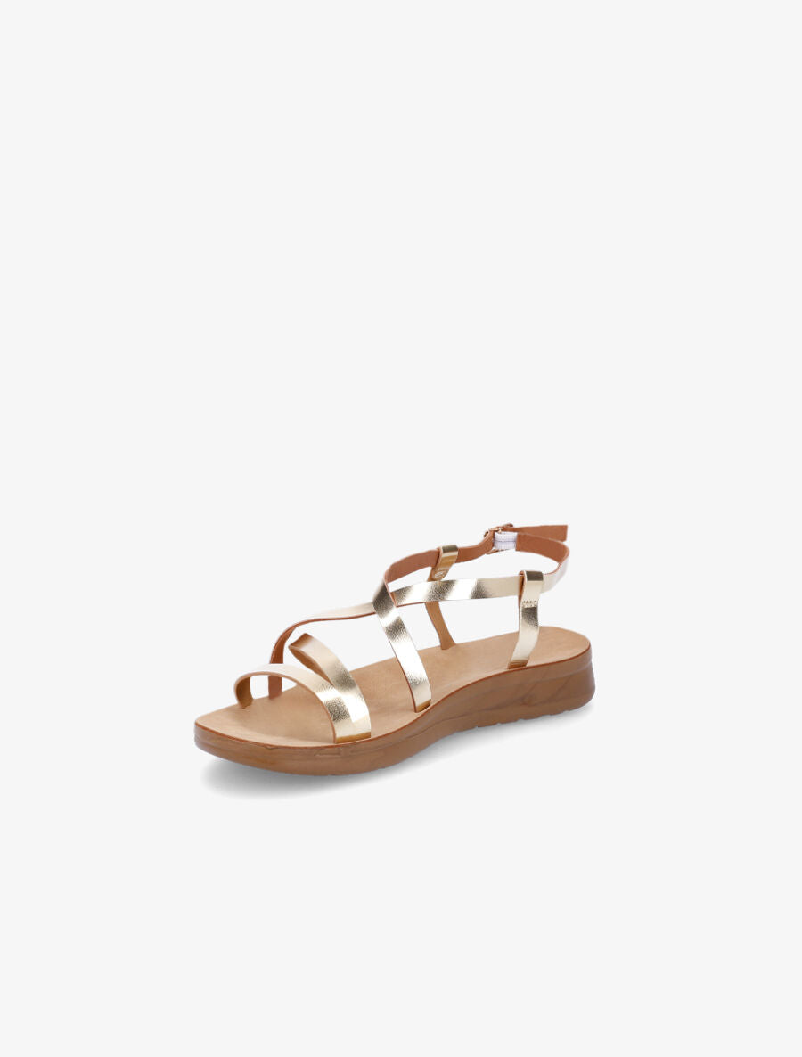 Nu-pieds basiques - Or - 3