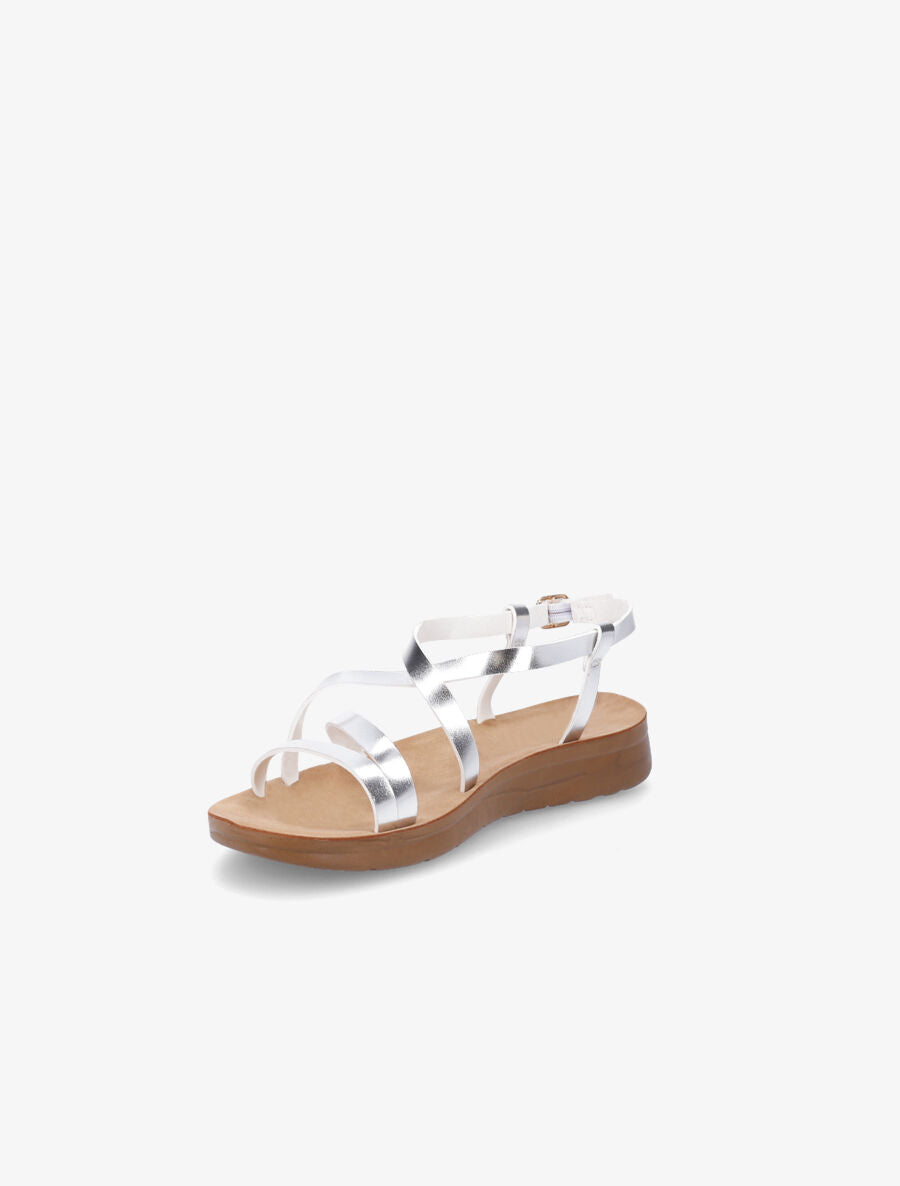 Nu-pieds basiques - Argent - 3