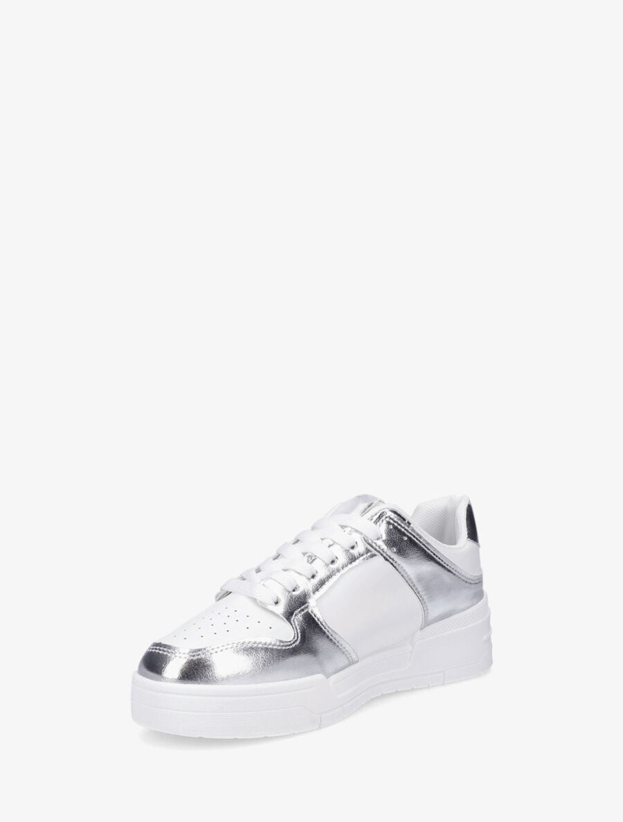 Baskets en simili - Argent - 3