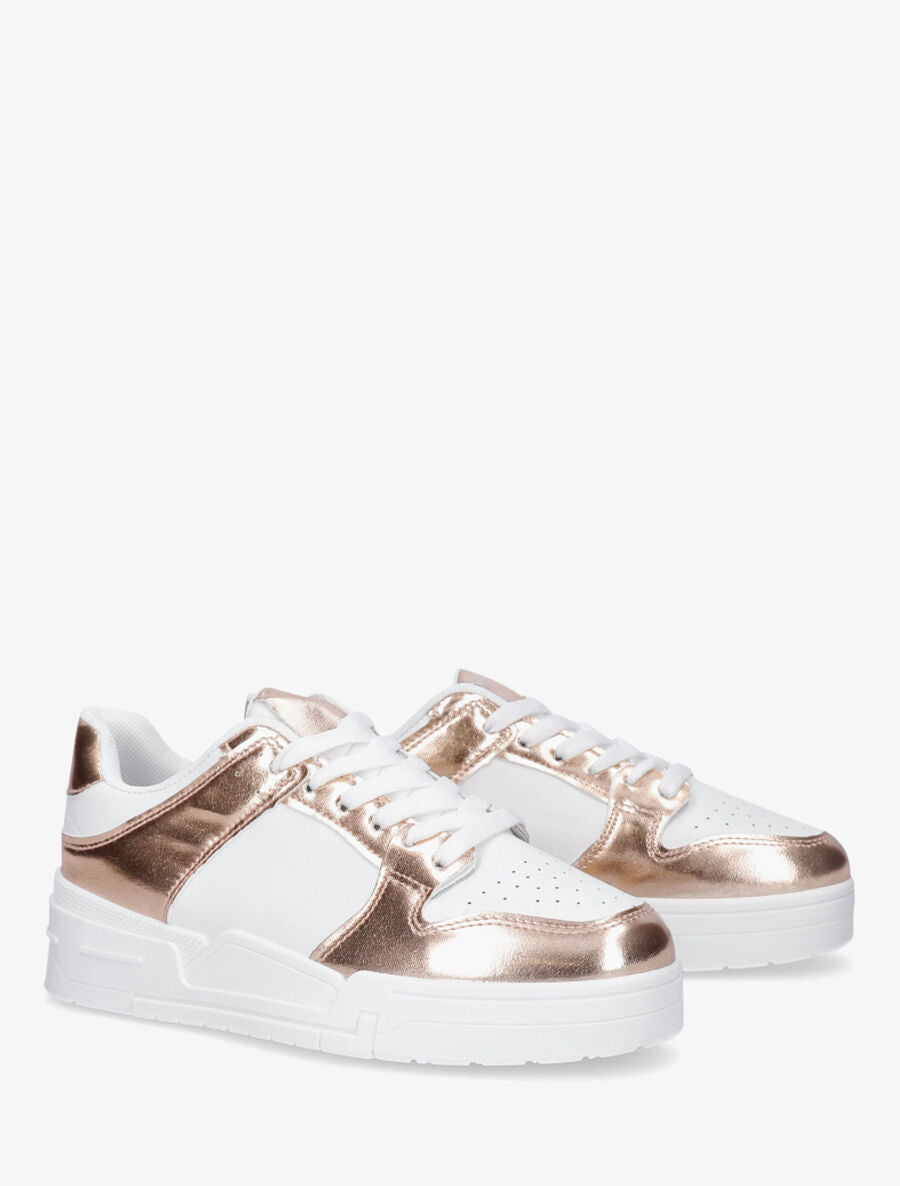Baskets en simili - Rose gold - 4