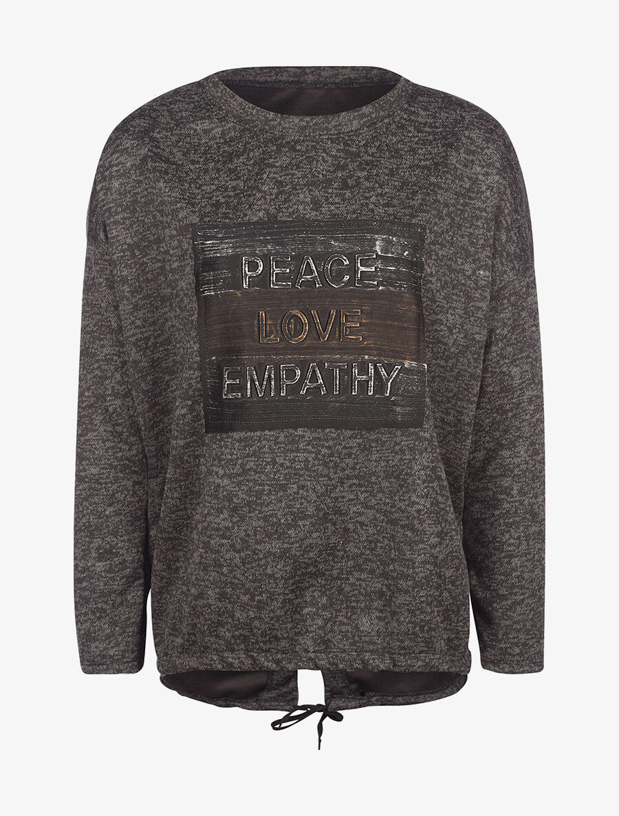 Sweat "Peace" - noir - 3
