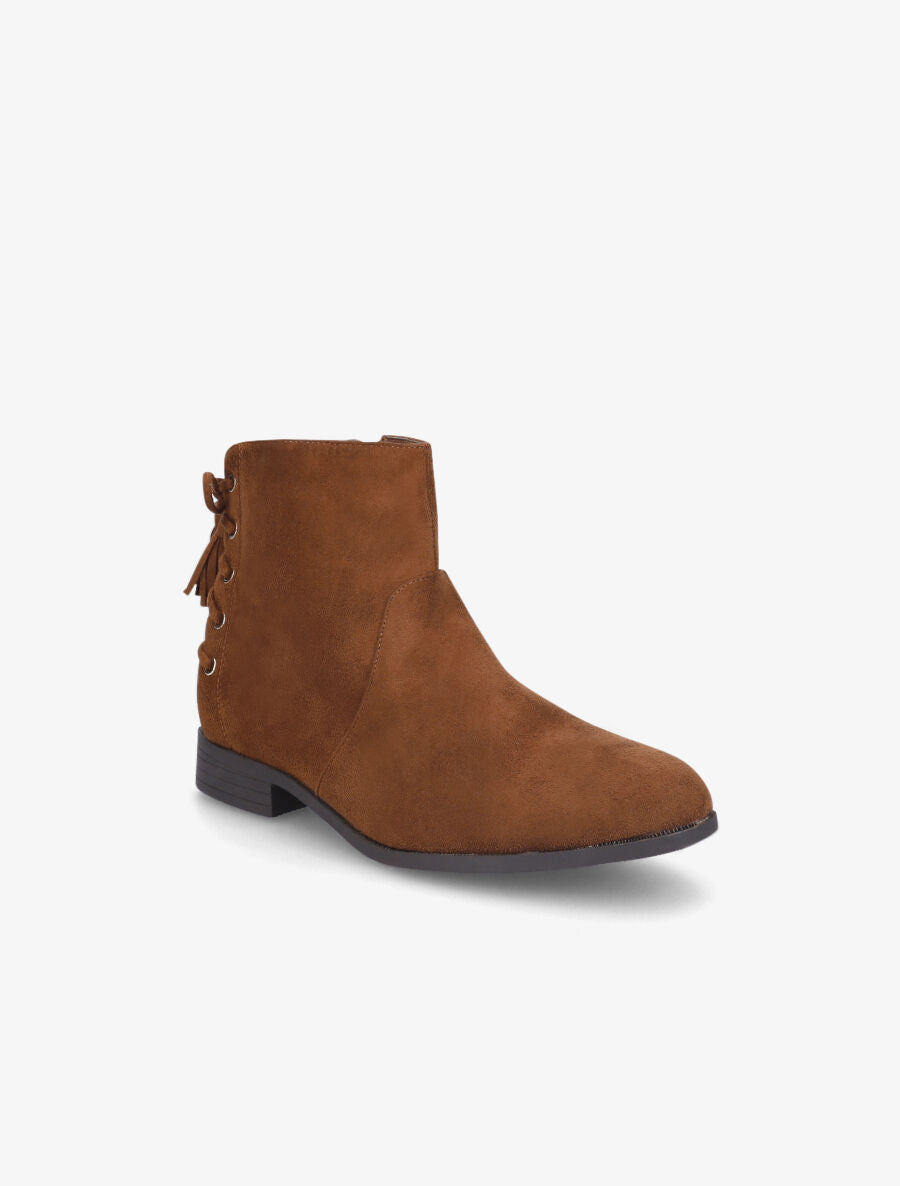 Boots laçage arrière camel - camel - 2