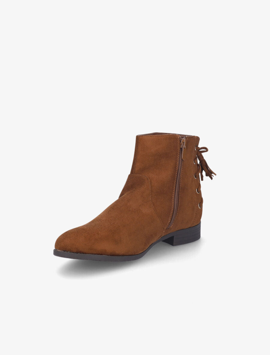Boots laçage arrière camel - camel - 3