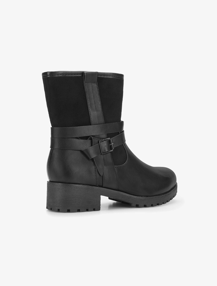 Boots à brides - noir - 4