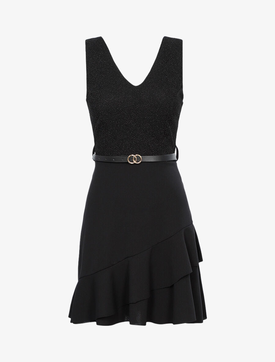 Robe à buste irisé - Noir - 1