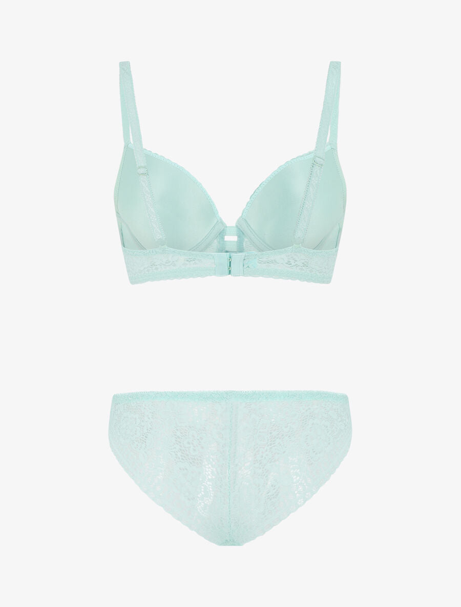 Ensemble en dentelle - Vert d&