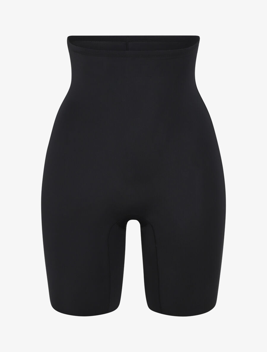 Short gainant taille haute - Noir - 1