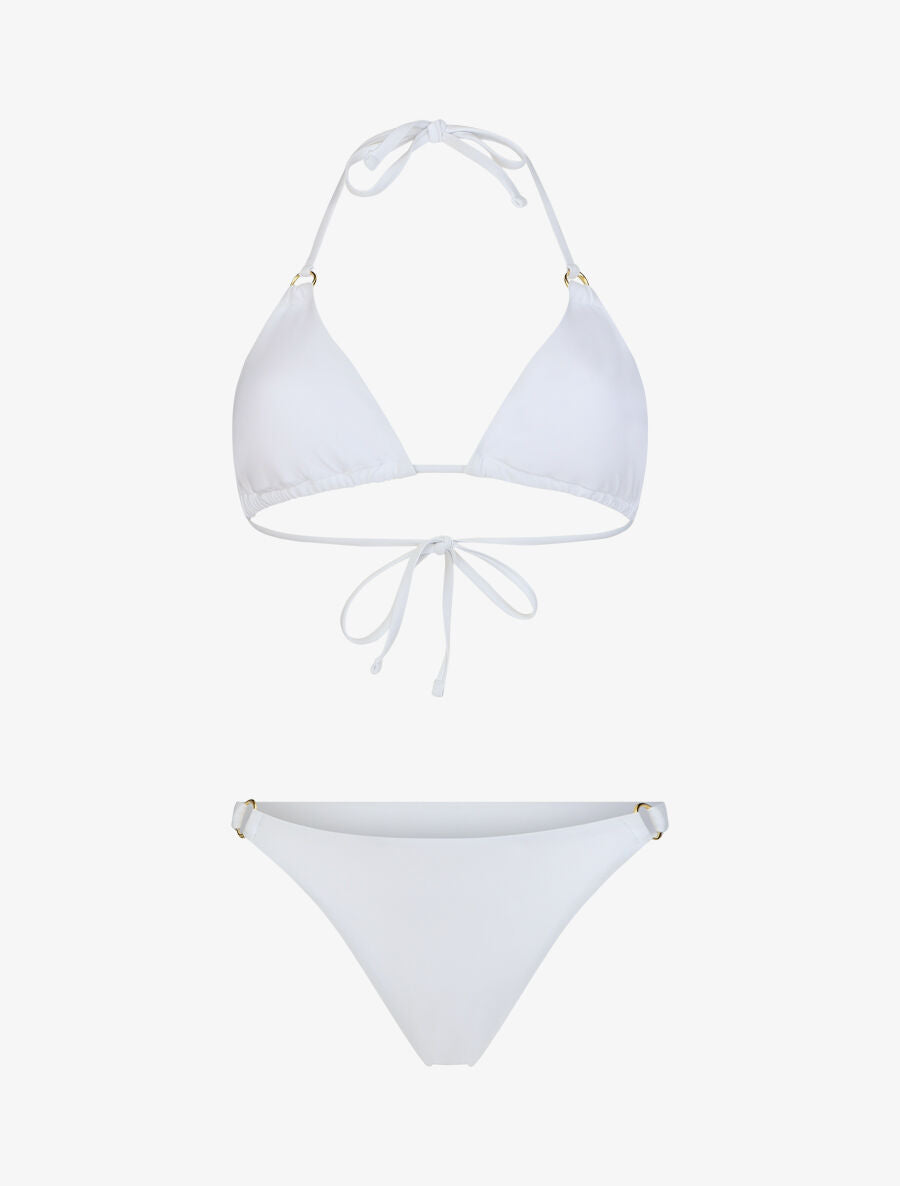 Bikini échancré - Blanc - 2