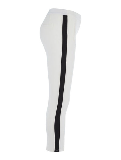 Pantalon à lignes sport - ecru - 3