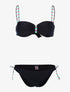 Bikini bretelles zig-zag - noir - 1