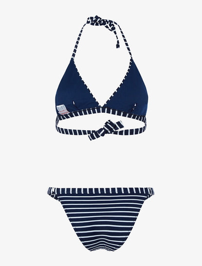 Bikini imprimé marinière - marine - 2