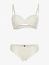 Ensemble SG et tanga en broderie fine - blanc - 1