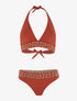 Bikini à imprimé grec - terre de sienne - 3
