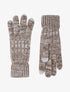 Gants tactiles en laine mélangée - marron - 1
