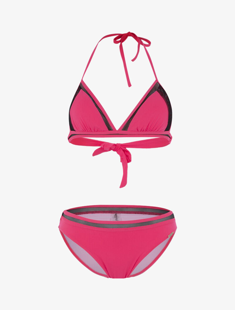 Bikini Aulala Paris - rose fluo/noir - 3