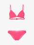 Bikini basique triangle - fushia - 1