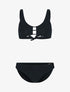Bikini uni basique - noir - 3