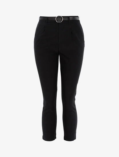 Pantalon 7/8 uni - noir