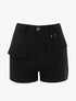 Mini short à poches stylisées - noir - 1