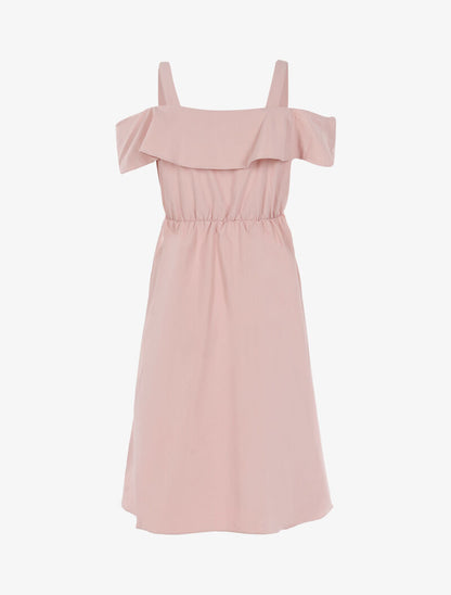 Robe à épaules nues - rose - 2