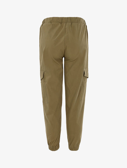 Pantalon cargo 7/8 - kaki
