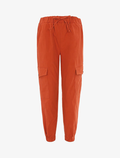 Cargo broek 7/8 - baksteen