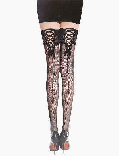 Bas autofixants à rubans amovibles - noir - 2