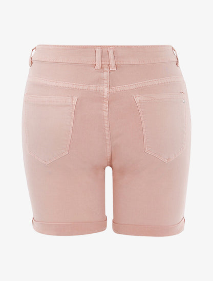 Short basique à ourlets - rose - 2