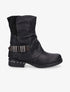 Boots hautes sanglées - noir - 1