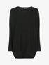 Pull long coupe loose - noir - 3