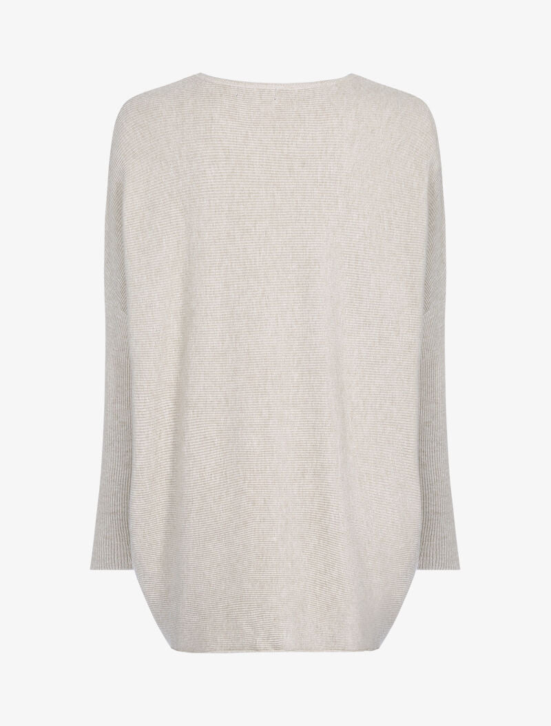 Pull long coupe loose - beige - 2