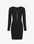 Robe pull basique - noir - 1