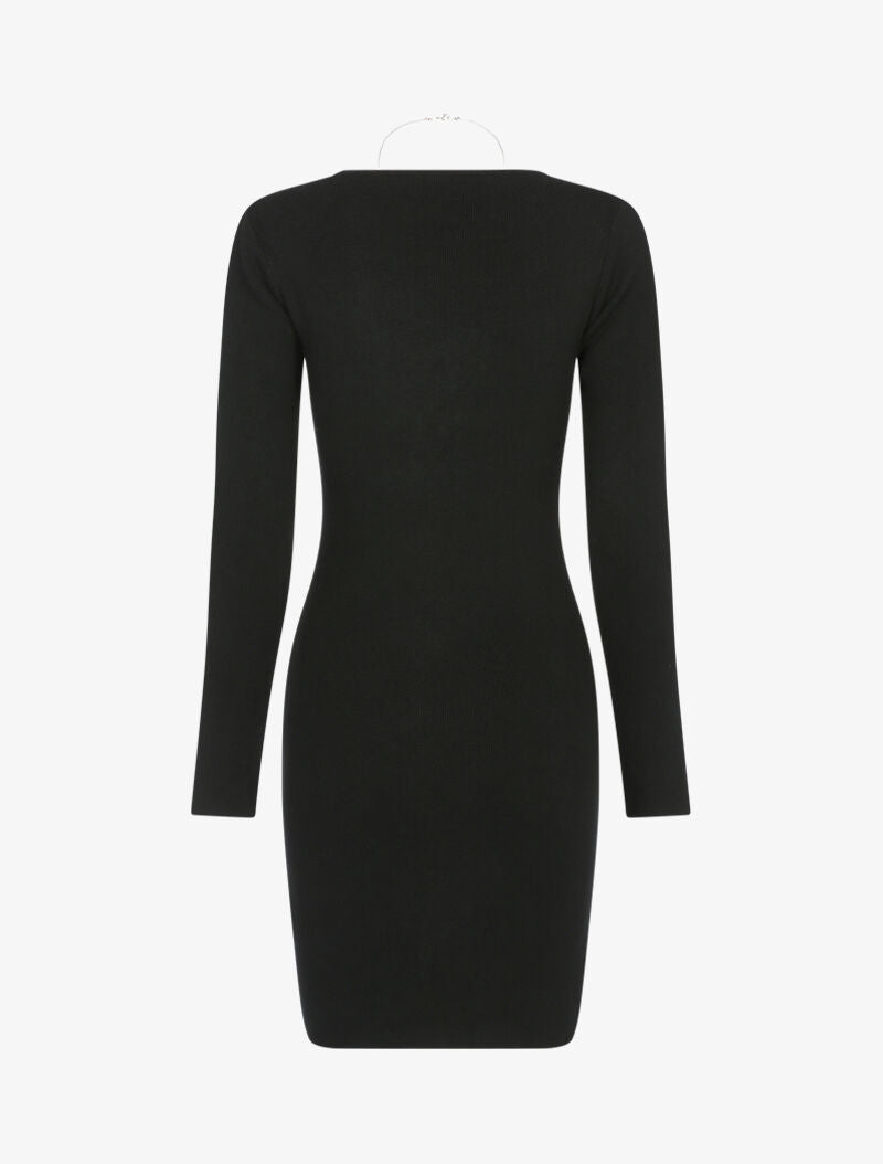 Robe pull basique - noir - 2