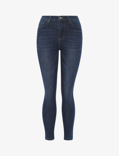 Jean slim basique - bleu denim - 3
