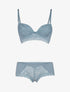 Ensemble à broderie et corsage - bleu ciel - 3