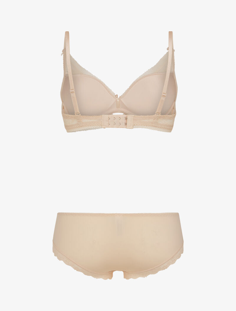 Ensemble à broderie fine - nude - 2