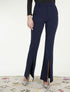 Pantalon flare fendu à l&