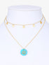 Collier multirang orné d&