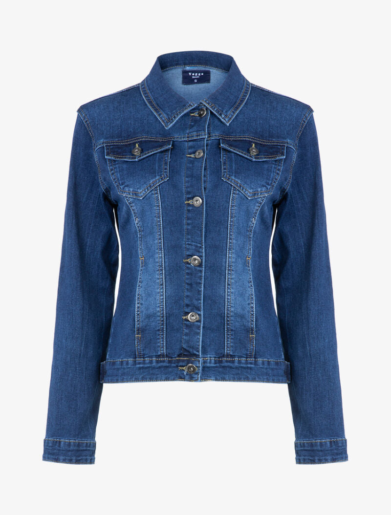 Veste en jean selvedge - bleu denim - 3
