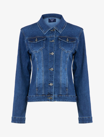 Veste en jean selvedge - bleu denim - 3