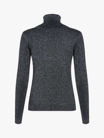 Pull fin pailleté - noir - 2